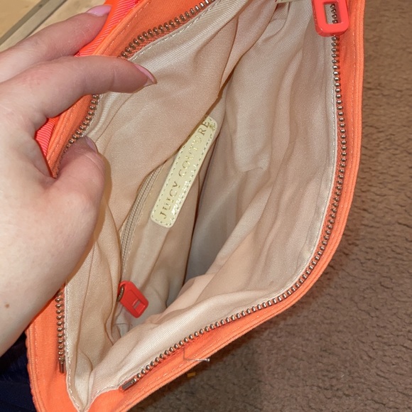Juicy Couture Orange Sequin Bow Clutch - Picture 4 of 6